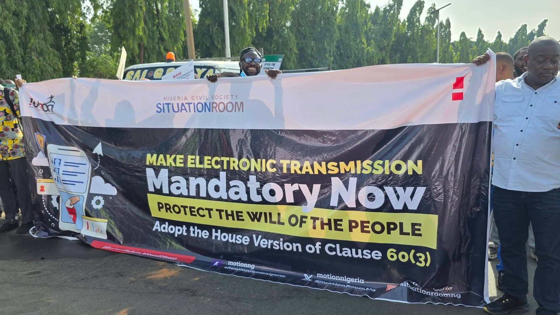 Nigerians Demand Electoral Transparency at the National Assembly